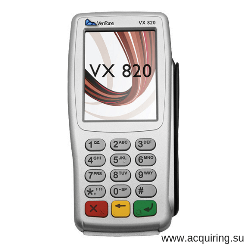 Пин пад Verifone VX820 (подключение к онлайн кассе) в Якутске под проект Прими Карту