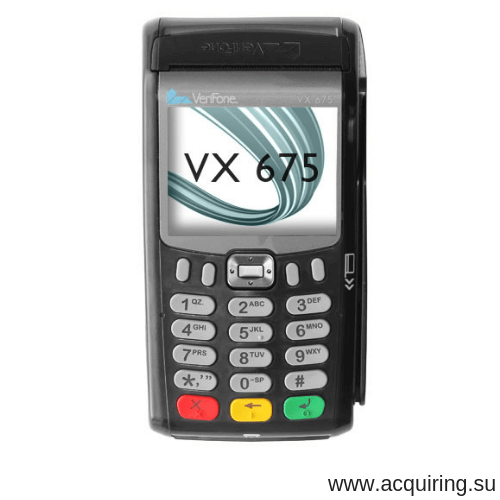 POS-терминал Verifone VX675 (GPRS - SIM карта), комплект Прими Карту в Якутске